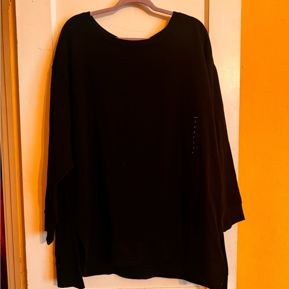 Torrid Black Long Sleeve Top